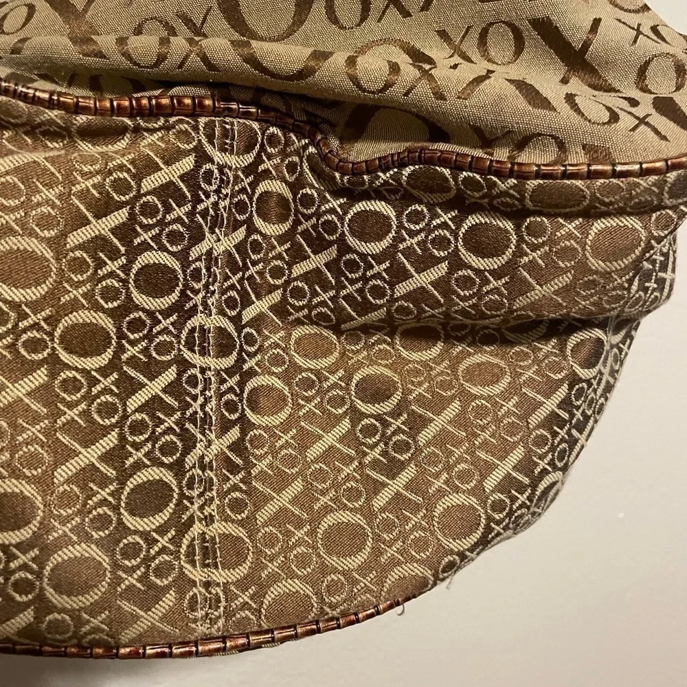 Xoxo vintage hobo shoulder bag purse brown gold 90s shoulder purse